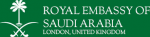 The green Saudi Arabia embassy logo