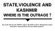 State, violence and Kashmir poster