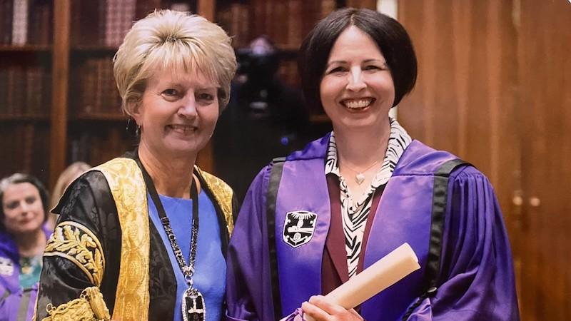 Dr Louise Thomas becoming a fellow at the Royal College of Physicians
