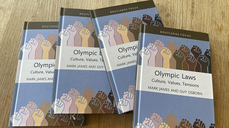 Four copies of Olympic Laws - Culture, Values, Tensions by Guy Osborn