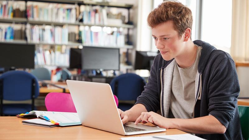 student-on-laptop