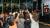 The crowd dancing to a mariachi band at the Day of the Dead event.