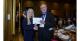Mariella Springford pictured receiving award from Arthur Seymour