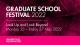 Graduate School Festival flyer with purple background