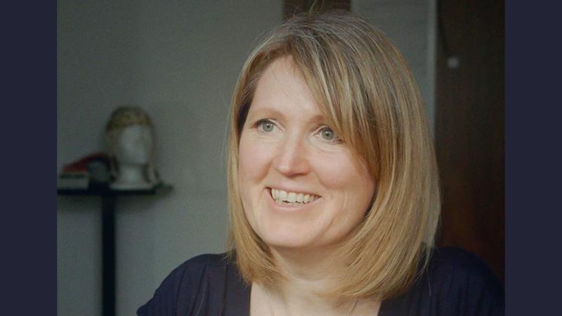 Professor Catherine Loveday smiling.