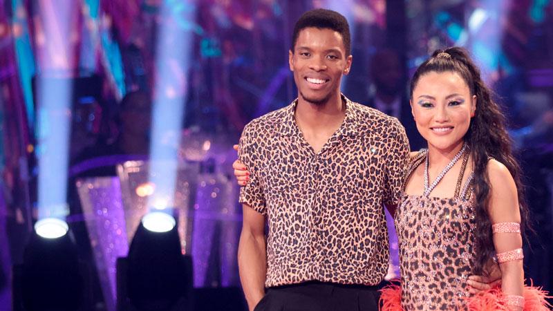 Rhys Stephenson and dance partner Nancy Xu at Strictly Come Dancing Semi-Final