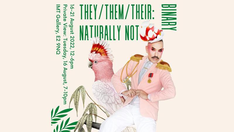 They them their: Naturally Not Binary exhibition leaflet