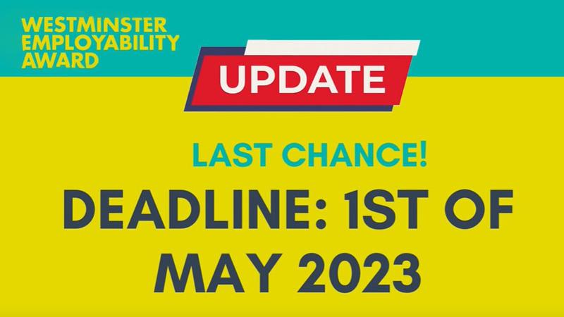 WEA deadline 1st May 2023
