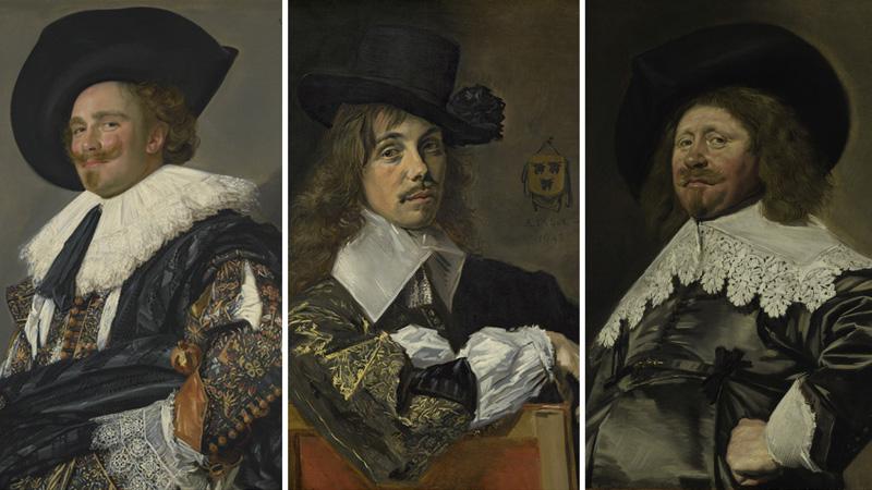 Three Frans Hals portraits from The Wallace Collection exhibition
