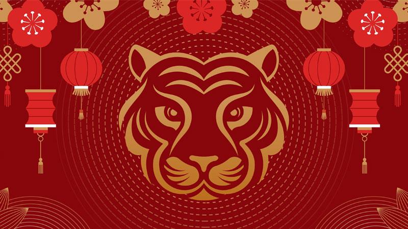 Lunar New Year Year of the Tiger poster
